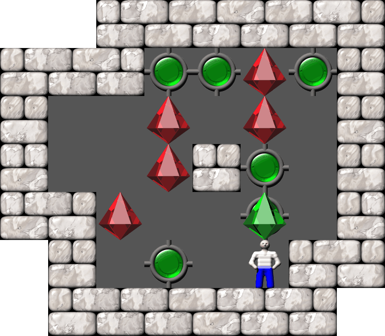 Sokoban Mass Remodel level 1603